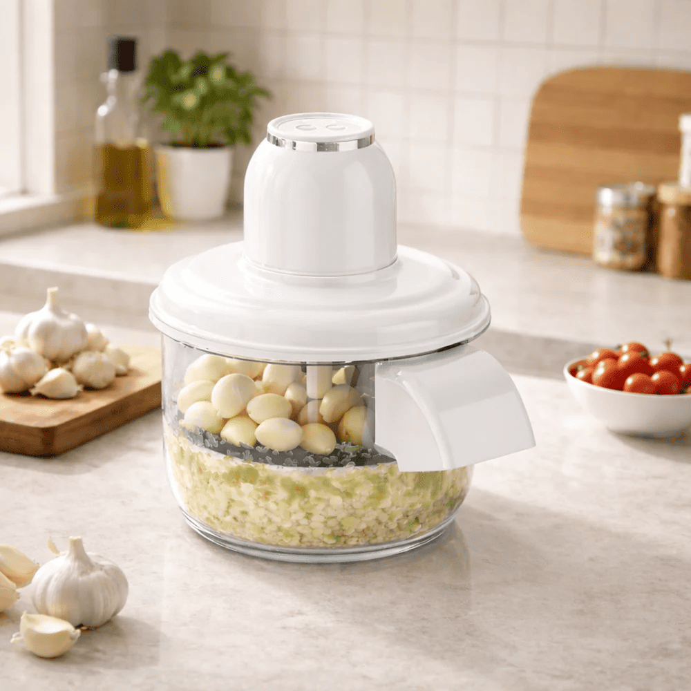 (ÚLTIMAS UNIDADES) Descascador Elétrico de Alho e Frutas Automático