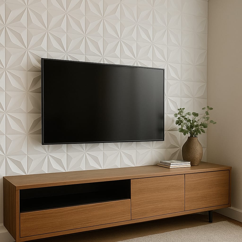 Kit de Placas PVC 3D Decore sua Parede - Zinova