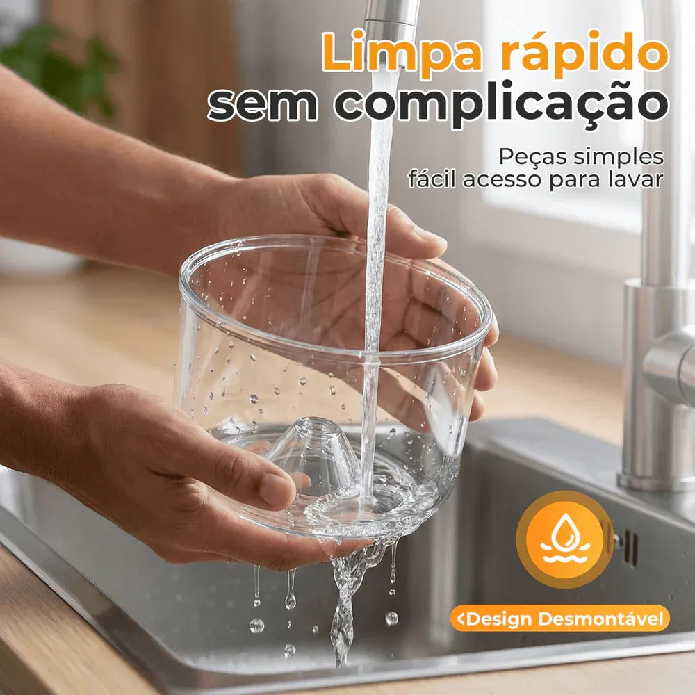 (ÚLTIMAS UNIDADES) Descascador Elétrico de Alho e Frutas Automático