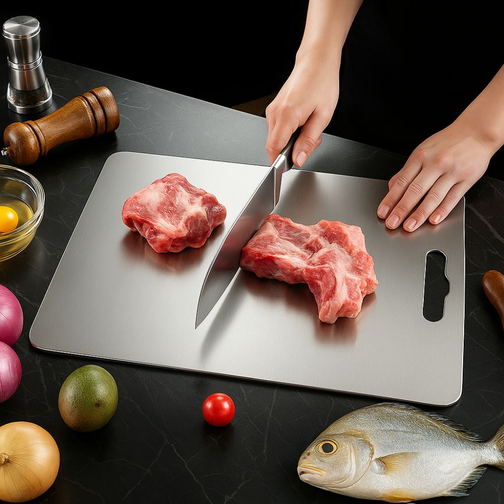Tábua de Cozinha Titanium Antibacteriana - Zinova