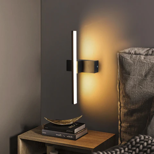 Luminária Moderna de Parede para Quarto Rotativa - Zinova