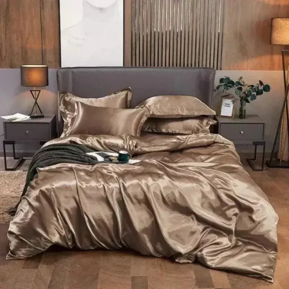 Conjunto de Cama de Cetim - Zinova